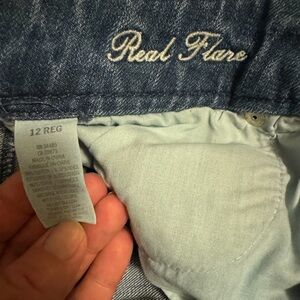 American Eagle size 12 women’s real flair jeans